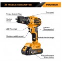 21V Cordless Brushless Drill 